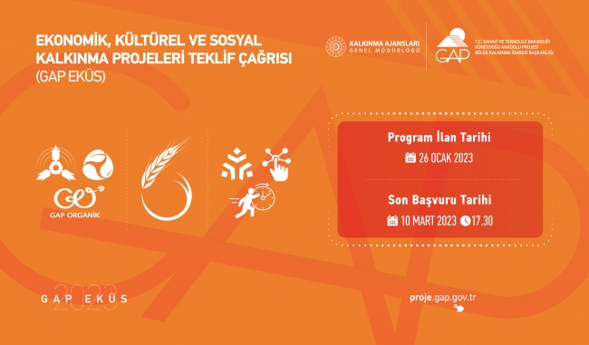 GAP İdaresi Başkanlığı 2023 yılı projeleri için çağrıya çıktı