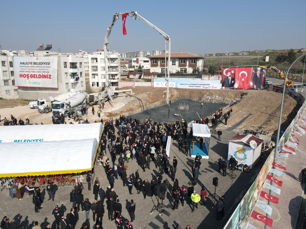 Haliliye İlçe Emniyet Müdürlüğü Hizmet Binasının temeli atıldı