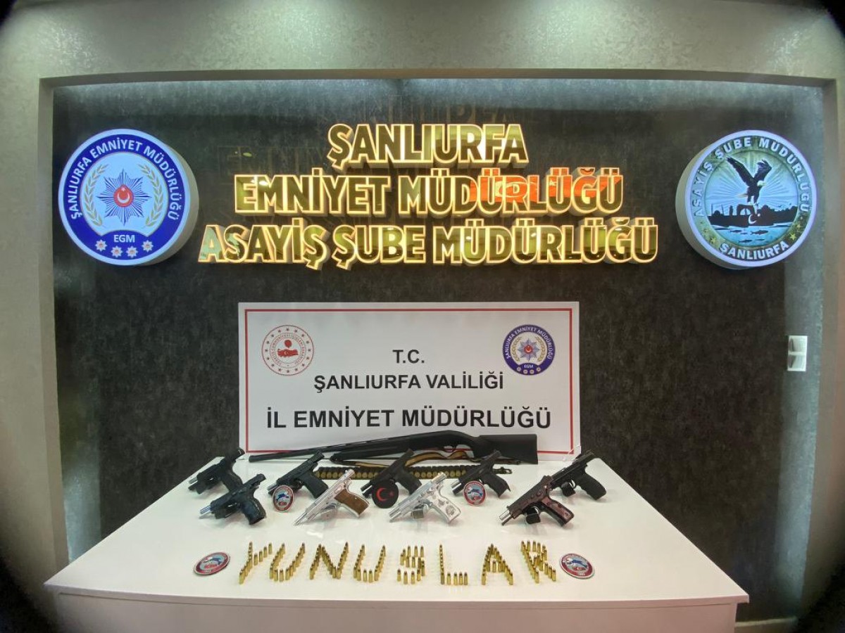 Şanlıurfa'da asayiş uygulaması: 14 gözaltı;