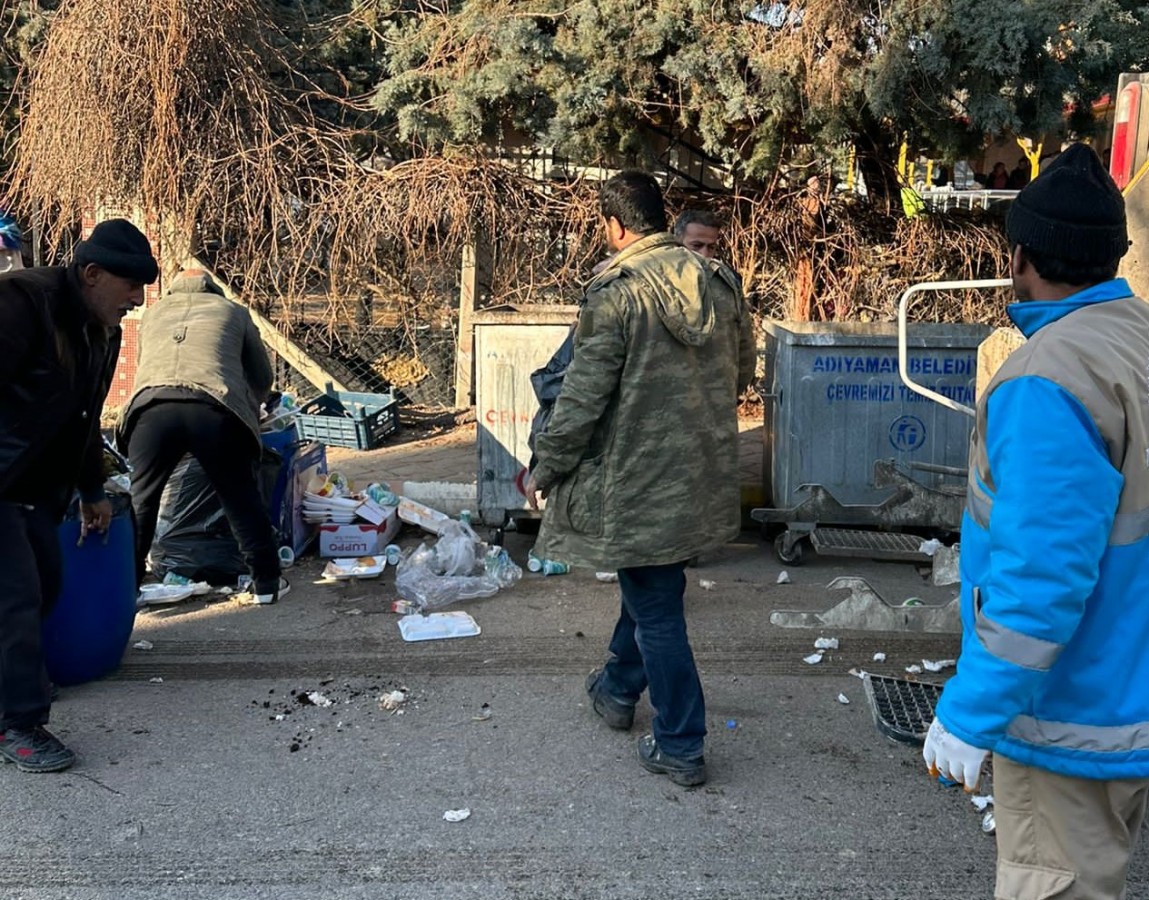 Haliliye’den Adıyaman’a temizlik desteği