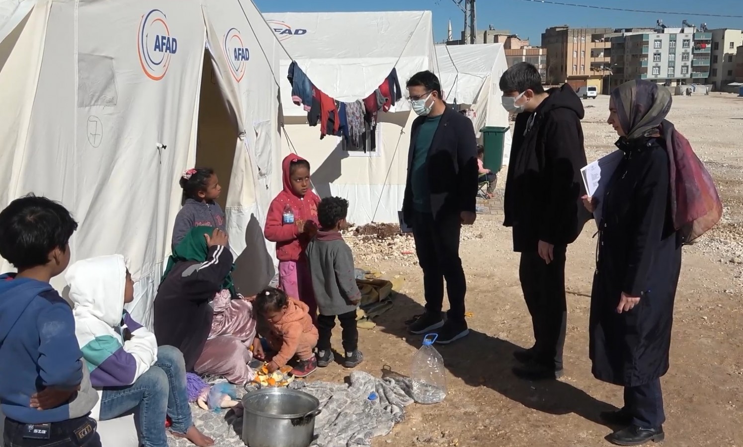 Şanlıurfa’da afetzedelere psikososyal destek;