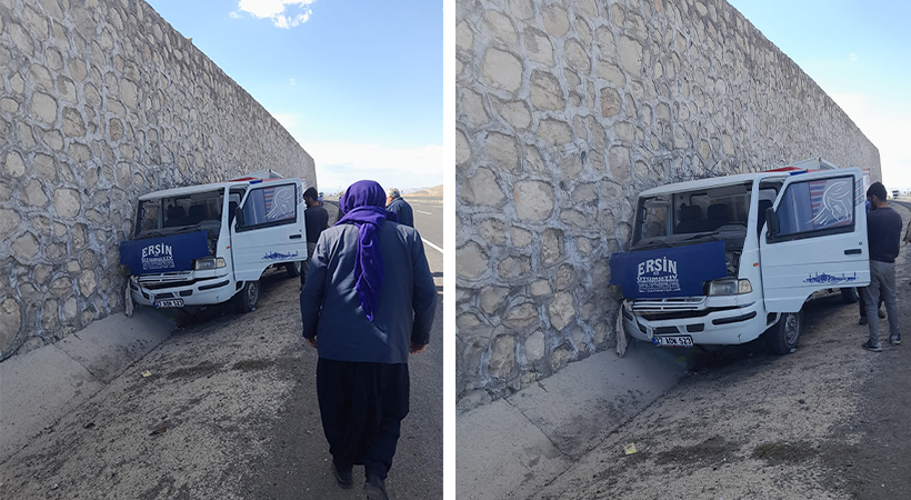 Urfa’da maddi hasarlı kaza!