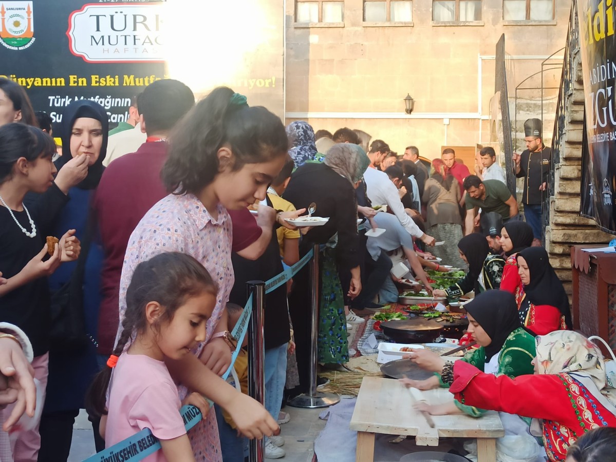 Gastronomi kenti Urfa'da yöresel lezzetler sergilendi