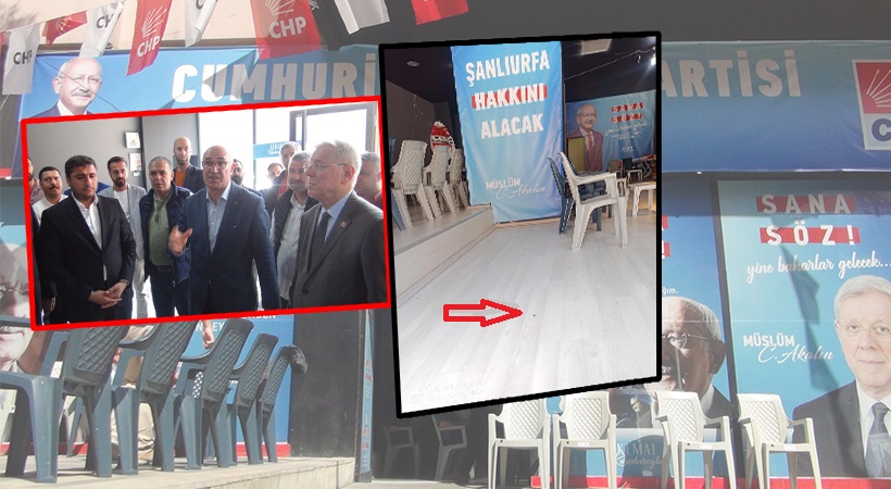 Şanlıurfa'da CHP'nin seçim ofisine mermi atıldığı iddia edildi!