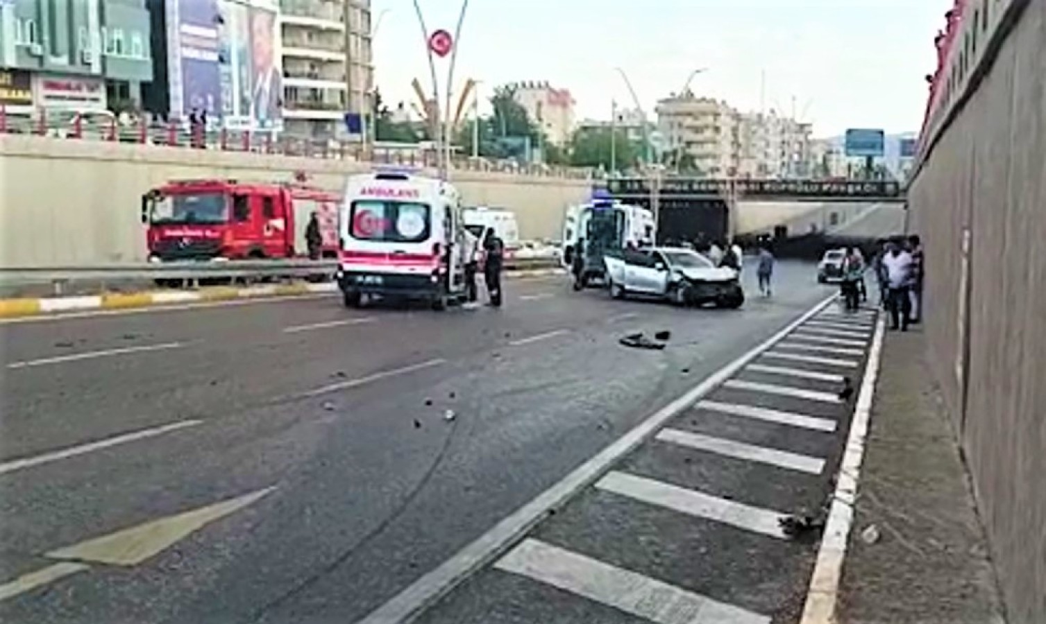 Şanlıurfa’da zincirleme kaza! 2 yaralı