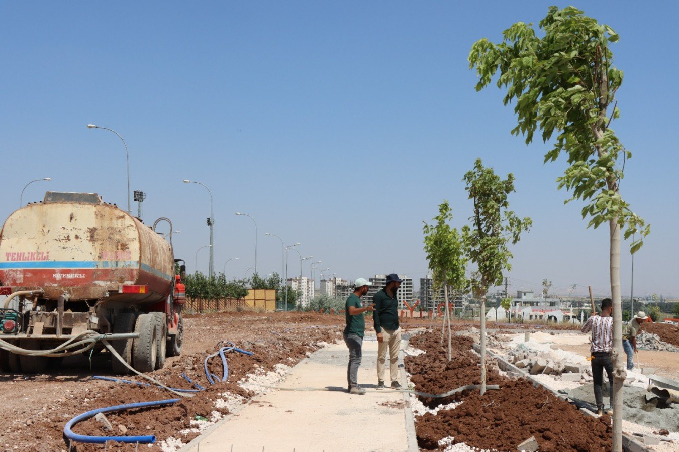 Büyükşehirden park çalışması