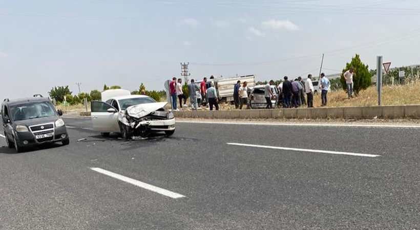 Karaköprü’de trafik kazası meydana geldi