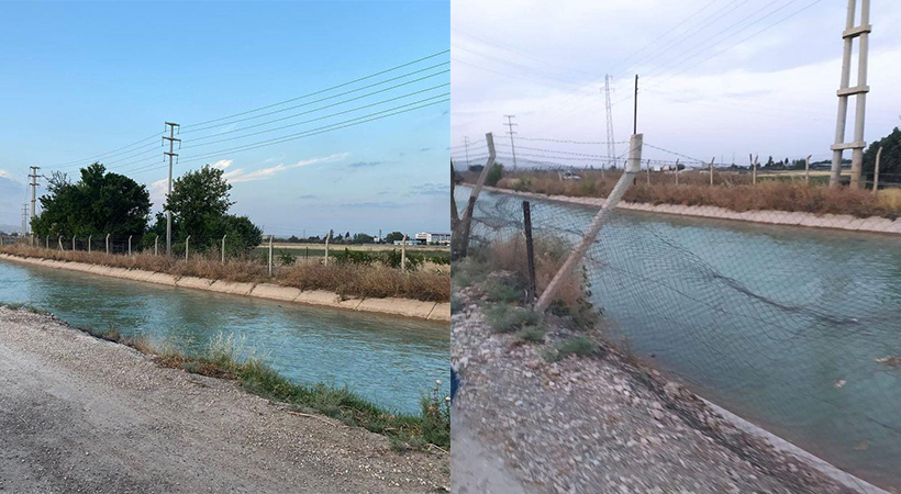 Şanlıurfa’da mahalleli selde hasar gören kanaldan tedirgin!