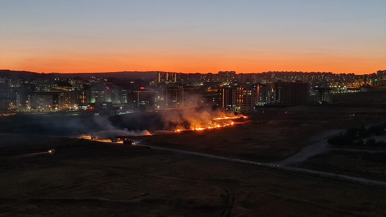 Şanlıurfa Çocuk Trafik Eğitim Parkı'nda yangın!