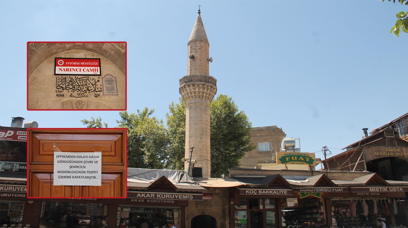 Tarihi Narıncı Camii’nin onarımına hala başlanmadı