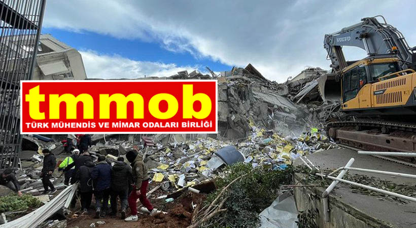 TMMOB Şanlıurfa İl Koordinasyon Kurulu’ndan  'deprem' açıklaması