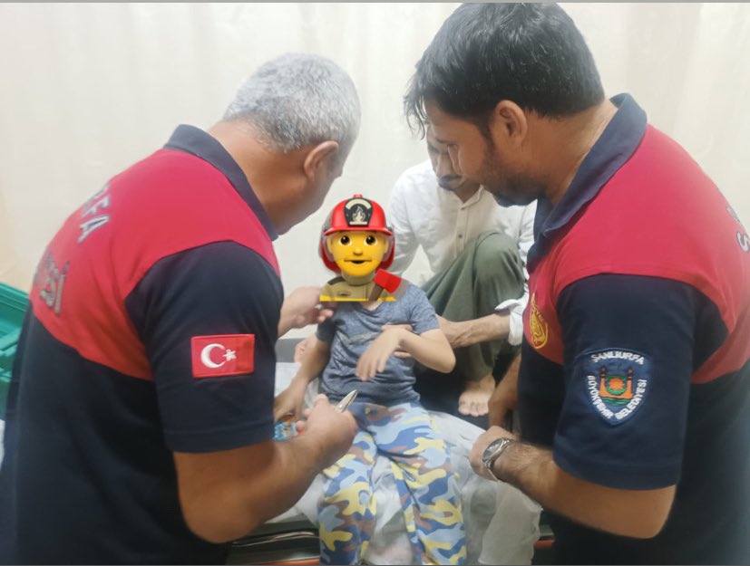 Urfa’da parmağına yüzük sıkışan çocuğun imdadına itfaiye yetişti