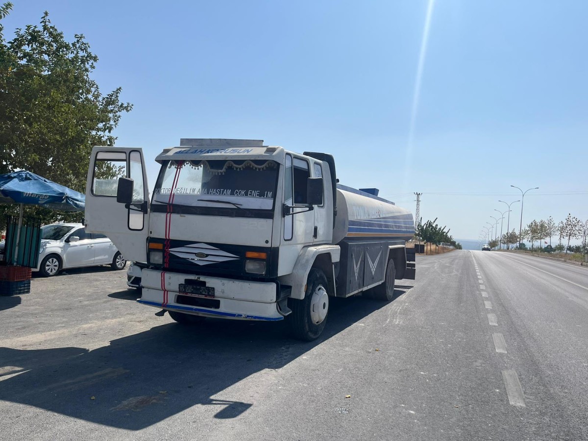 Çalınan tanker Urfa’da bulundu!