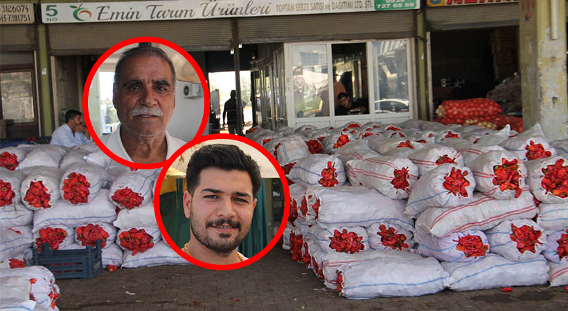 Urfa'da sebze ve meyve halinde ‘isot’ yoğunluğu