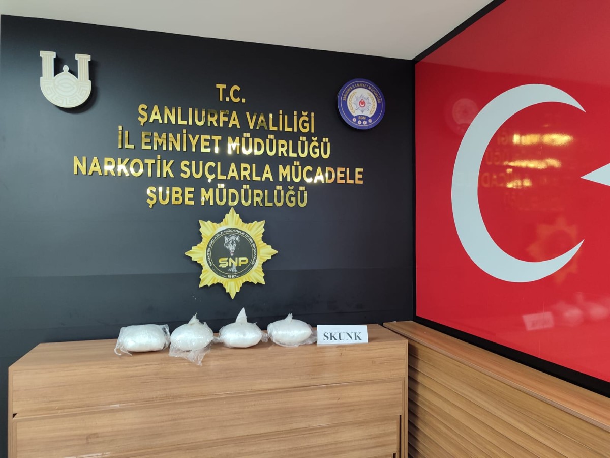 Urfa’da uyuşturucu operasyonu: 2 gözaltı!;