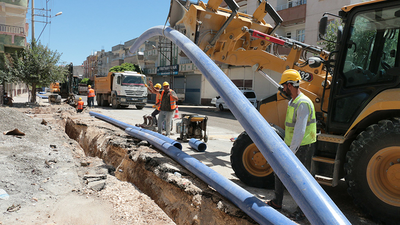 Suruç'ta içme suyu şebekesi yenileniyor