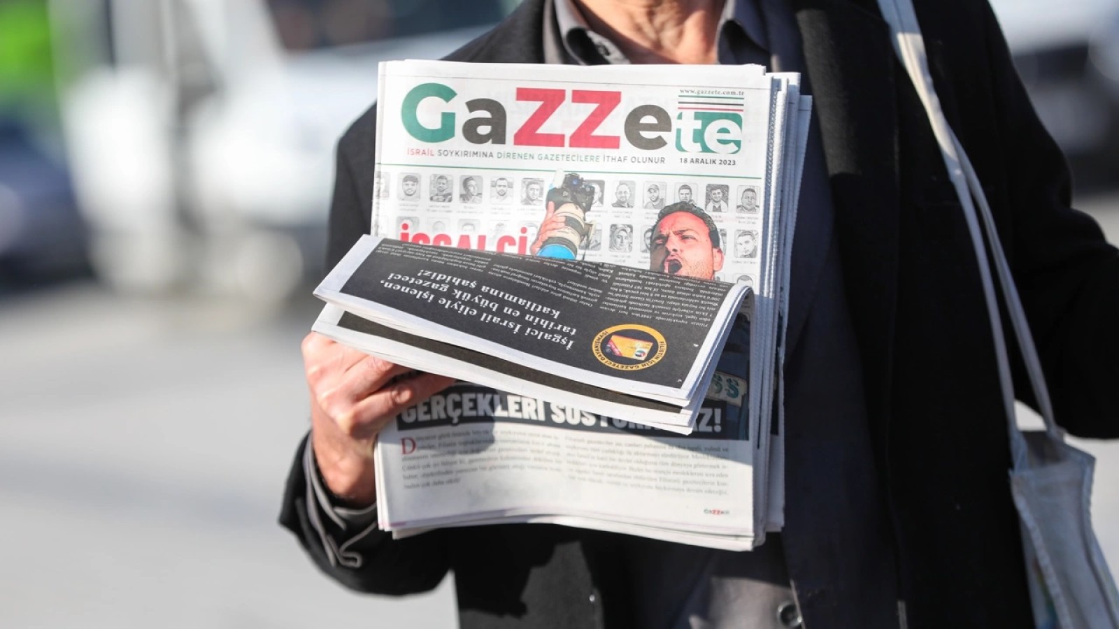 Filistin’de öldürülen gazeteciler anısına “Gazzete”;