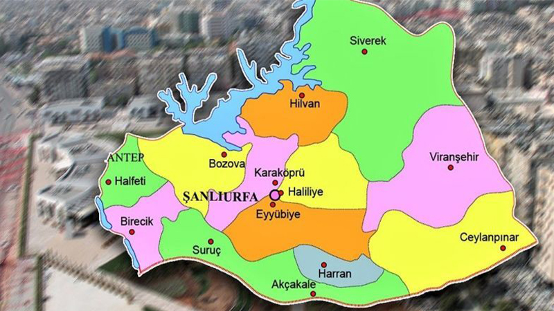 Şanlıurfa’da bazı ilçelerde sınırlar değişti