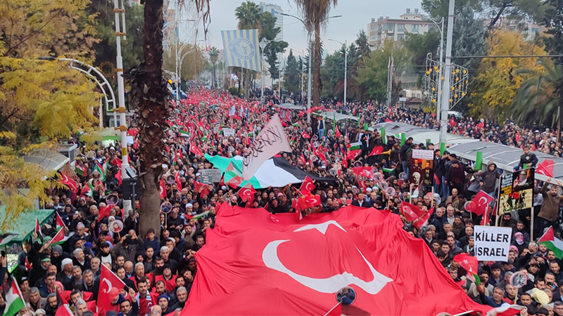 Şanlıurfalılar Filistin için yürüdü;