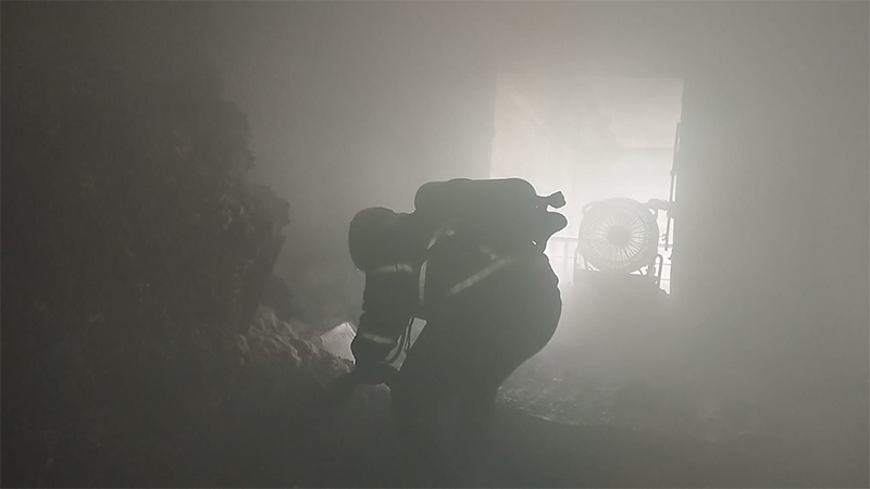 Eyyübiye'de ev yangını!;