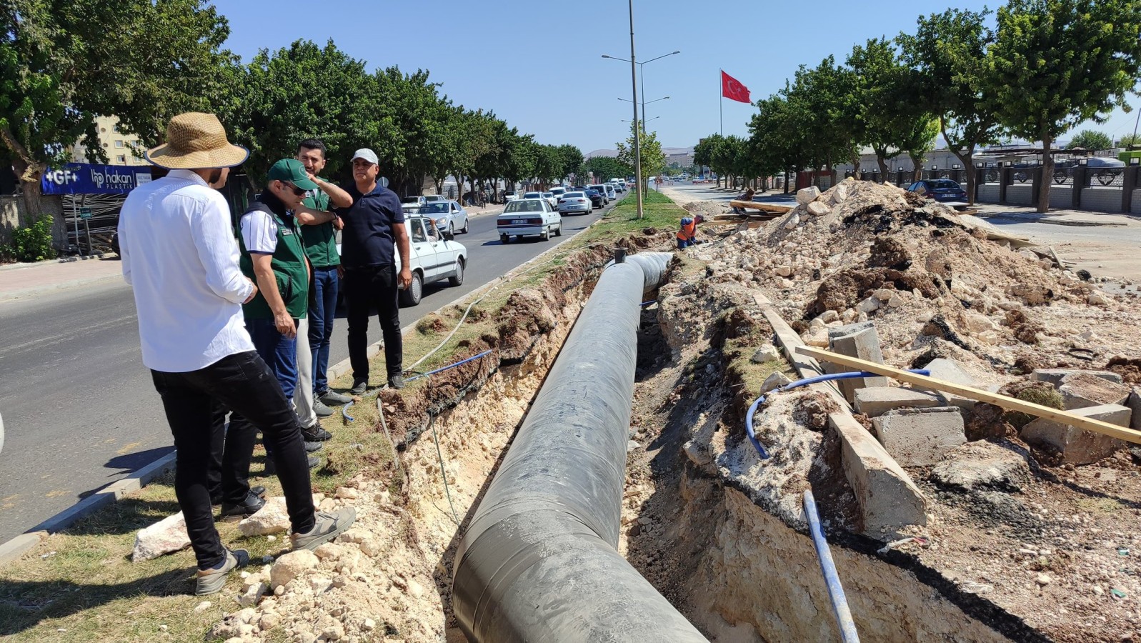 DSİ, Şanlıurfa’da deprem konutlarının su ihtiyacı için çalışmalarını sürdürüyor;