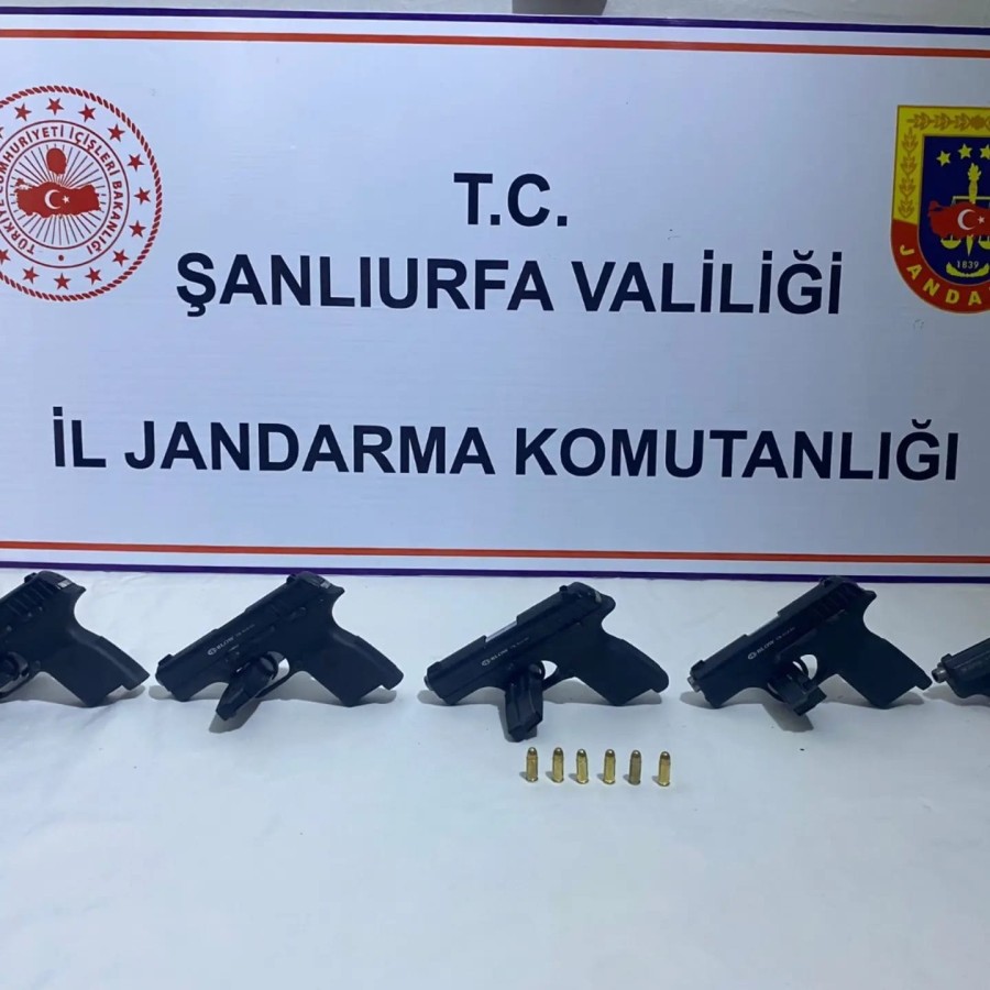 Şanlıurfa’da silah ve uyuşturucu operasyonu, 11 gözaltı;