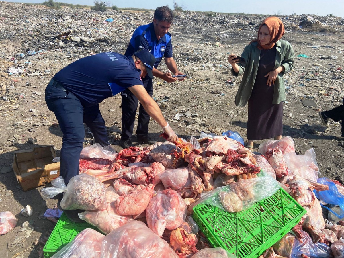 Akçakale'de 600 Kilo Bozuk Et Ele Geçirildi