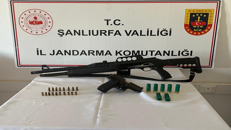 Şanlıurfa'da ruhsatsız silah operasyonu: 8 gözaltı