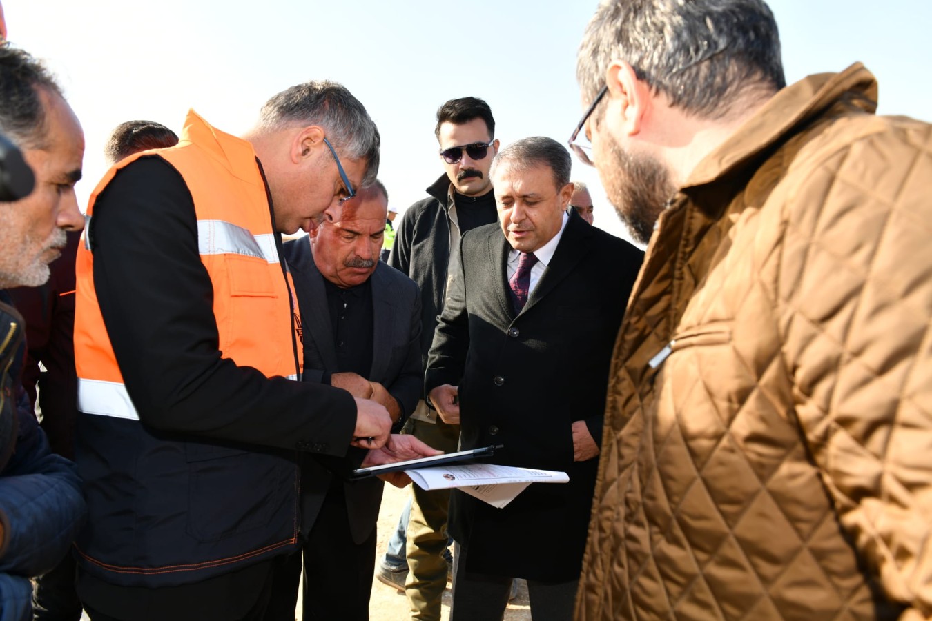 Vali Şıldak, Suruç bölünmüş yol çalışmalarını inceledi;