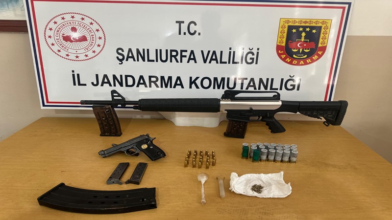 Şanlıurfa'nın 2 ilçesinde silah kaçakçılığı operasyonu: 3 gözaltı;